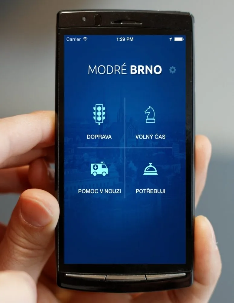 Aplikace Modré Brno, foto: Brněnská Drbna