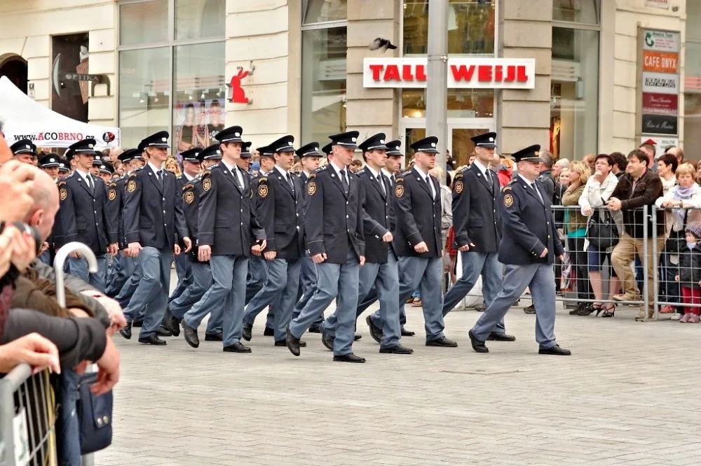 Slavnostní přísaha na náměstí Svobody, foto: HZS JMK