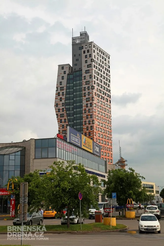 AZ Tower v Brně, foto: Brněnská Drbna, Miroslav Toman