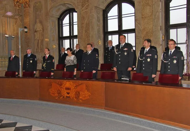 Ředitel jihomoravské policie oceňoval