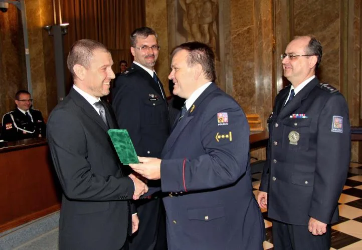 Ředitel jihomoravské policie oceňoval