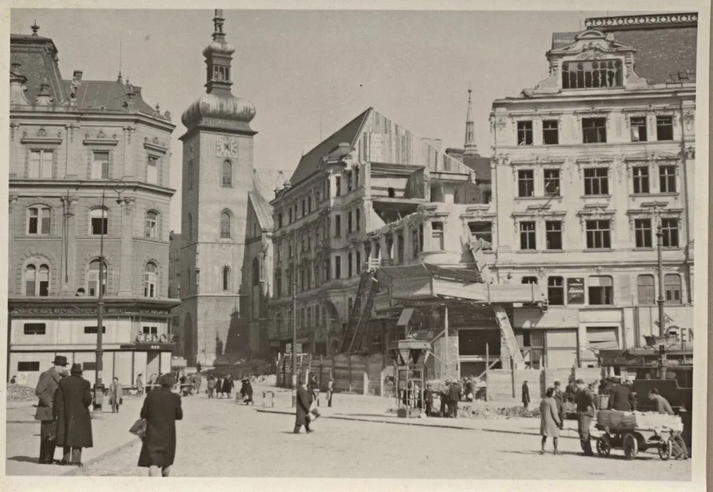 bombardování brna
