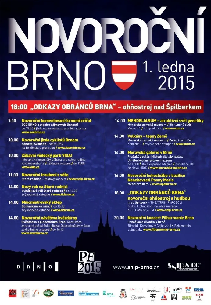 program Novoročního Brna 2015