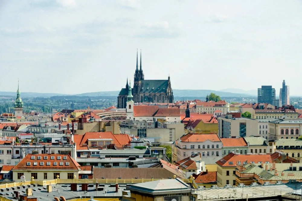 pohled na brno