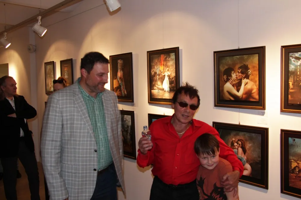 Roman Kalina, Jan Saudek a syn