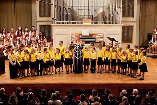 Kantiléna, sbor dětí a mládeže při filharmonii Brno, foto: mestohudby.cz