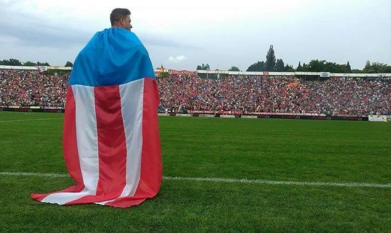 Petr Švancara a fanoušci, foto: Šárka Drobná, isport.cz