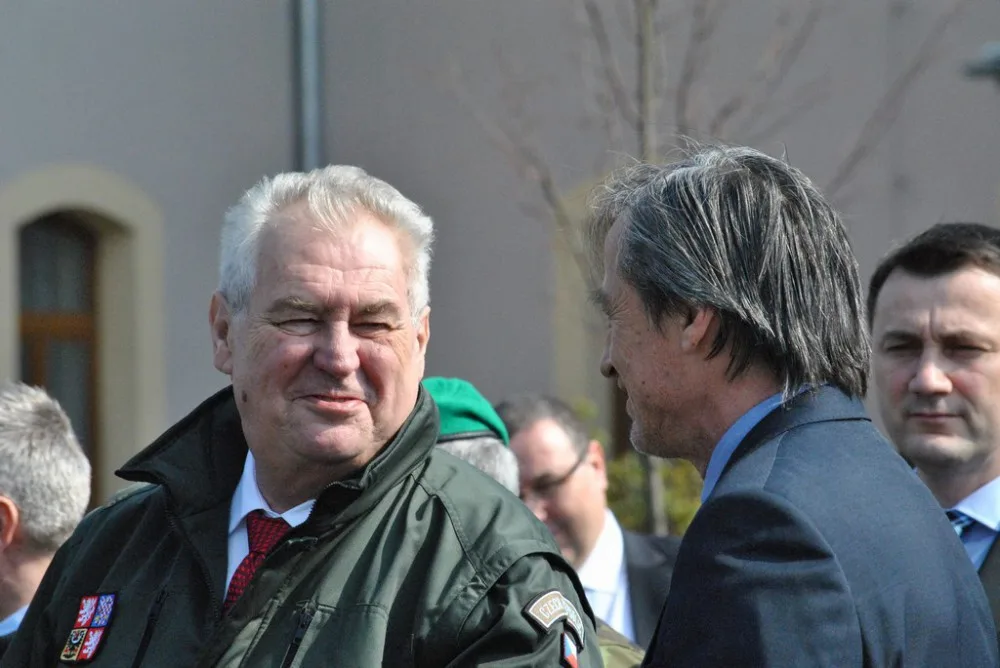 Prezident Miloš Zeman, foto: Michael Daněk, Liberecká Drbna