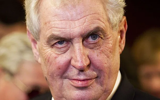 Miloš Zeman, foto: www.telegraph.co.uk