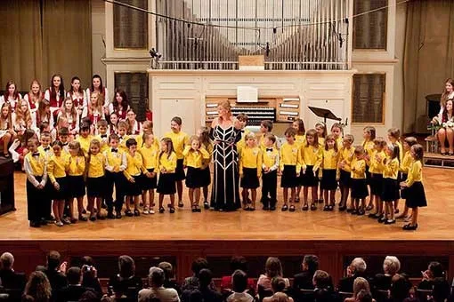 Kantiléna, sbor dětí a mládeže při filharmonii Brno, foto: mestohudby.cz
