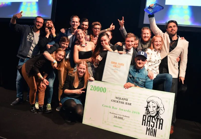 Vítězové ocenění nejlepšího koktejl baru ze Super Panda Circus, zdroj: Czech Bar Awards