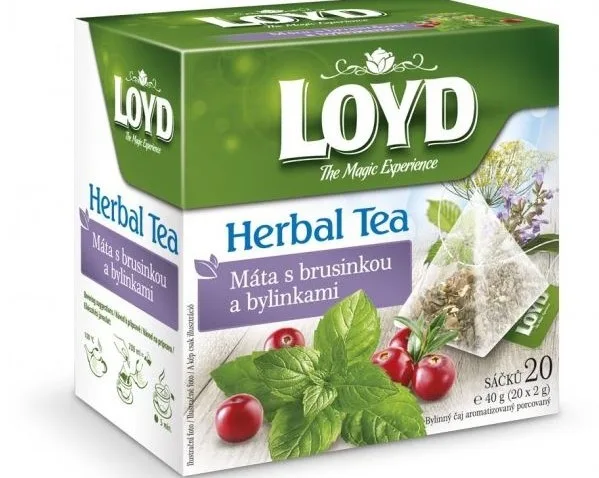 Loyd Herbal Tea s mátou a br