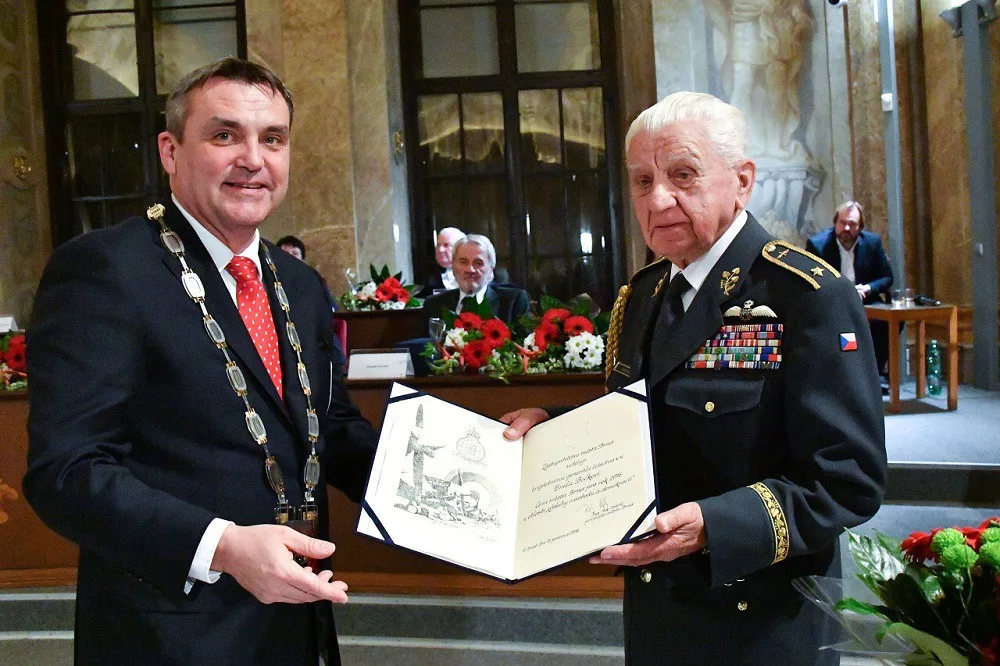 Válečný veterán Emil Boček, zdroj: MMB
