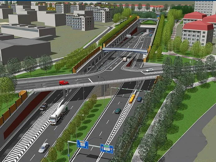 Vizualizace části etapy Žabovřeské, zdroj: Městský okruh Brno