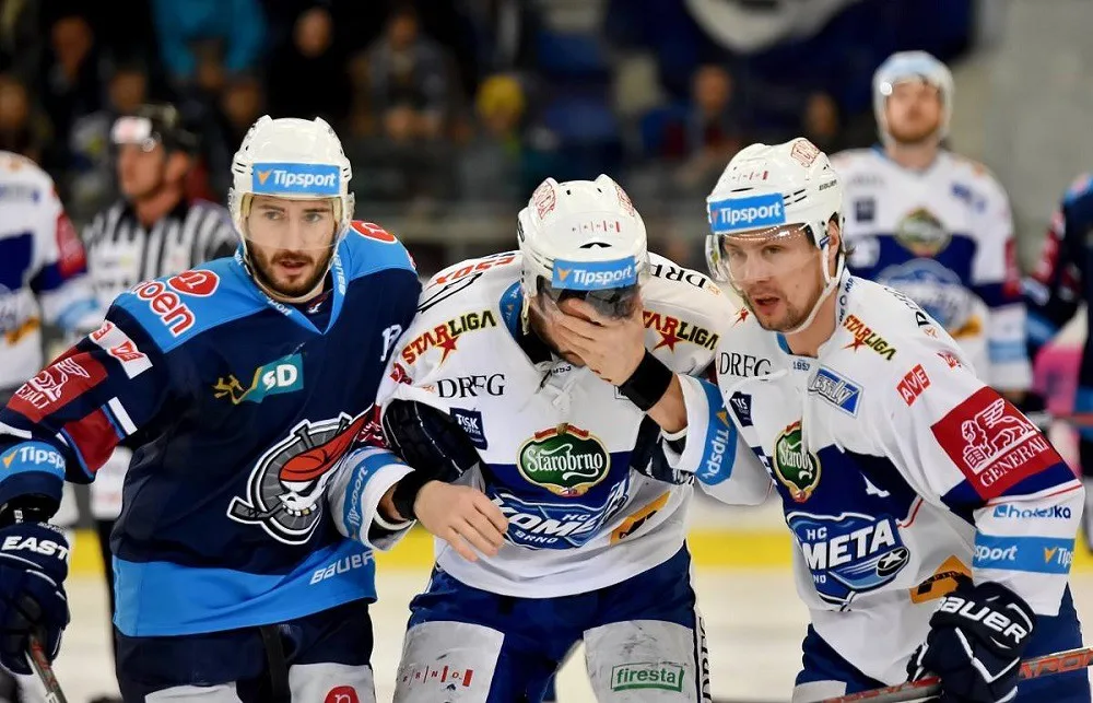 Leoš Čermák opouští led, zdroj: HC Kometa