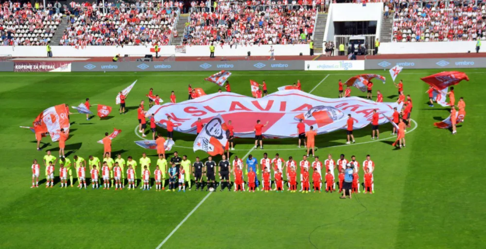 Slavia Praha vs. Zbrojovka Brno, zdroj: Twitter Zbrojovka Brno