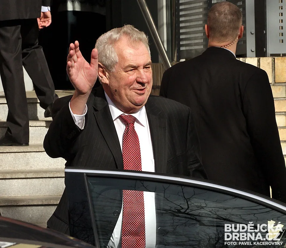 Prezident Milšo Zeman, ilustrační foto