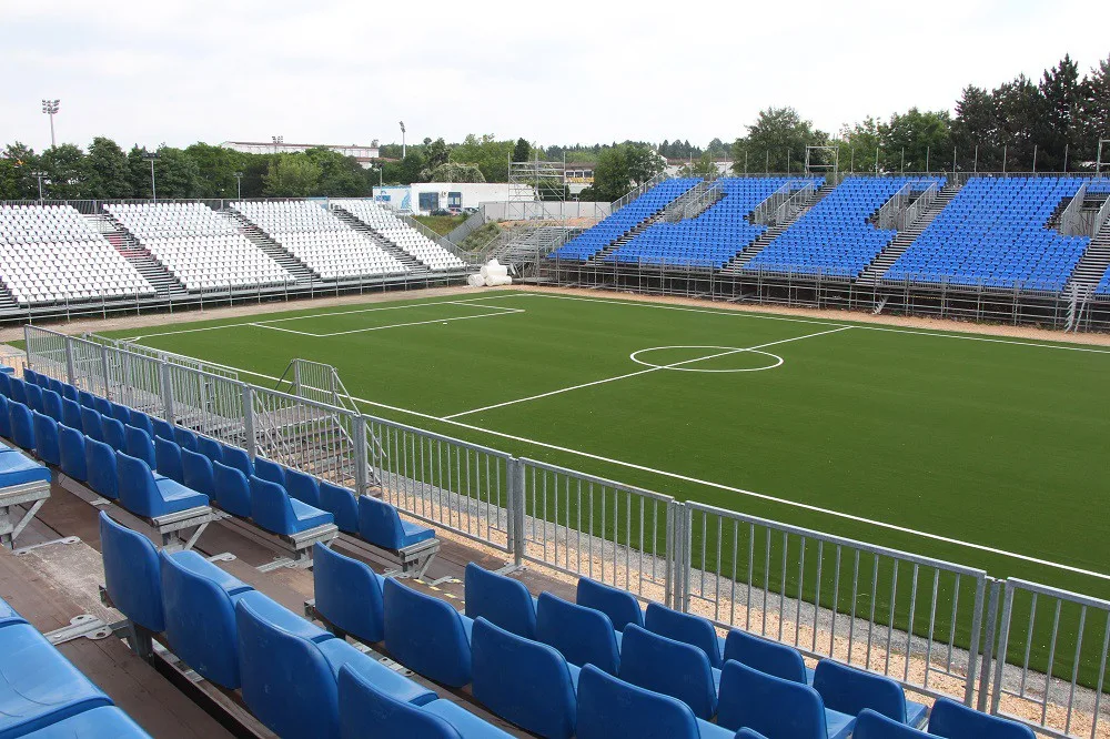 Dočasný stadion na malou kopanou za Lužánkami, autor: Martin Šeda