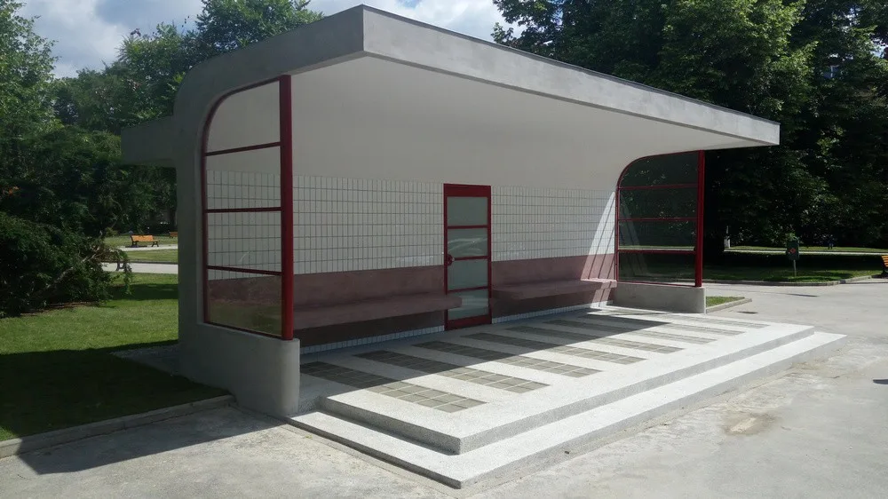 Funkcionalistická zastávka na Obilňáku