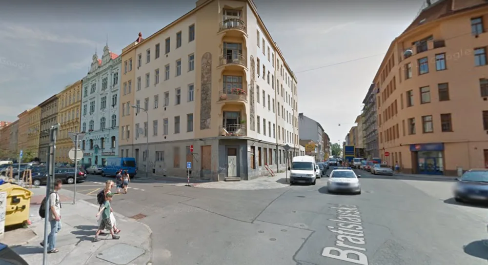 Křižovatka ulice Staré a Bratislavské