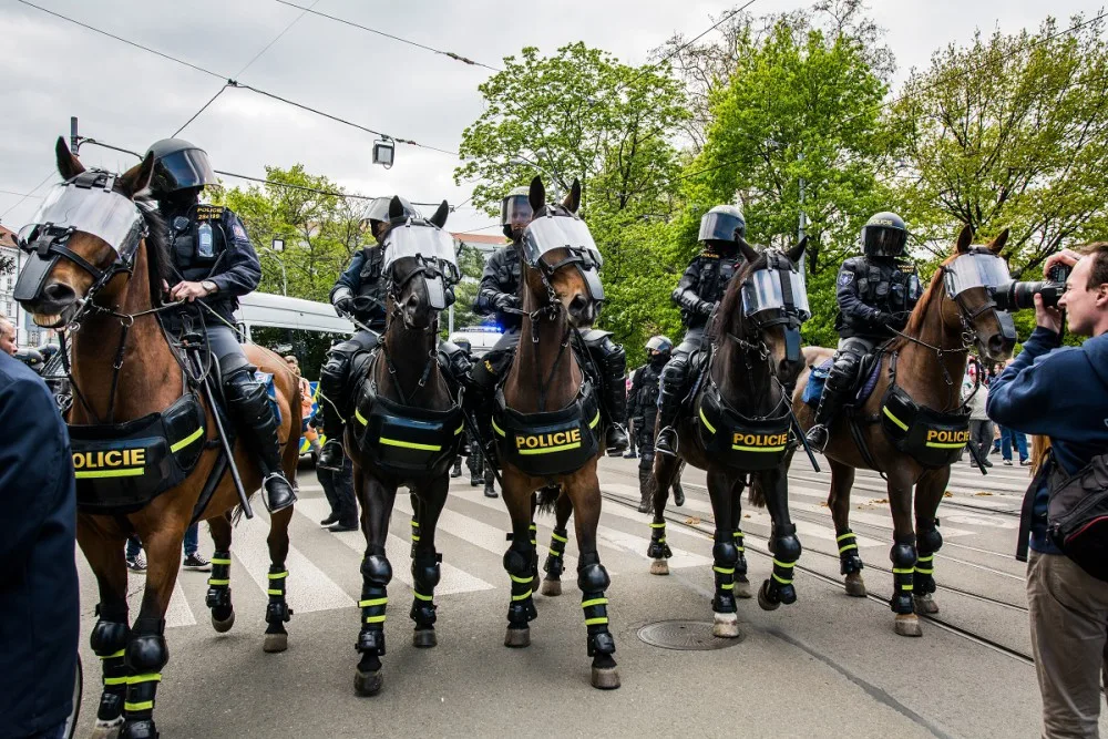 Policisté na koních