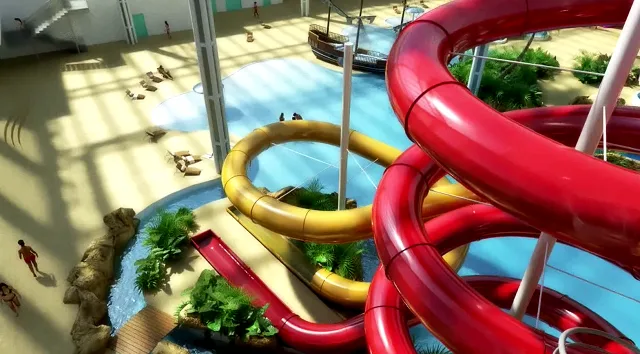 VIzualizace Aquaparku Brno
