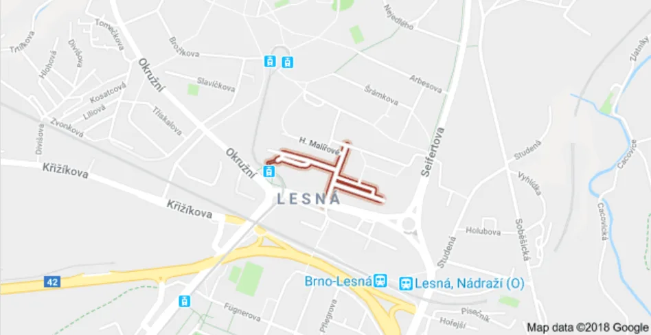Halasovo náměstí v Brně
