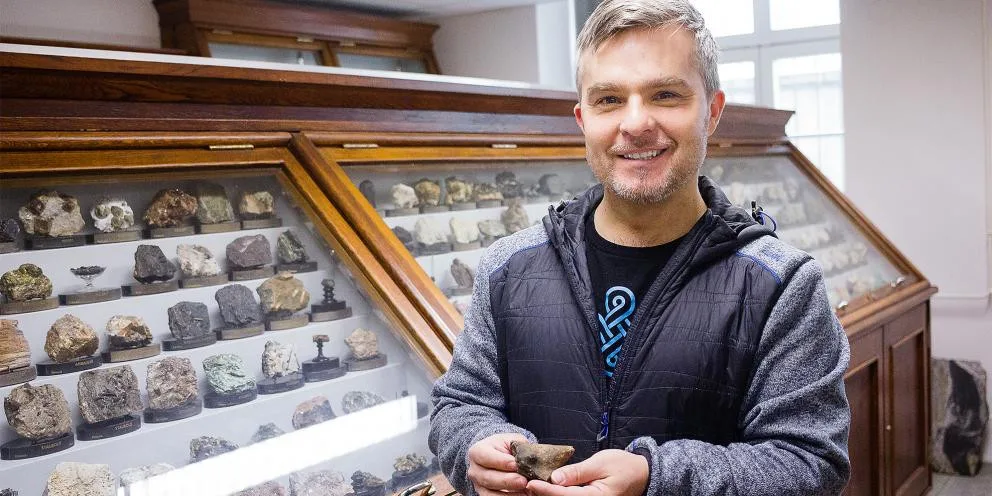 Petr Gadas s nalezenou Venuší, autor: Ludmila Korešová
