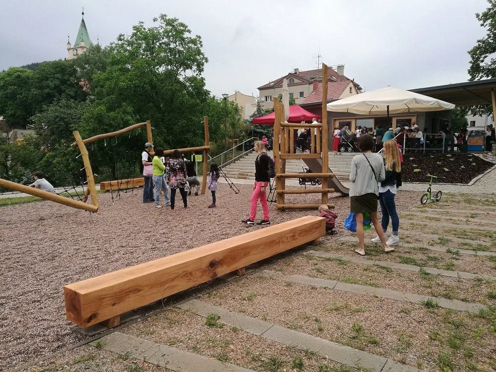 Nový park v Tišnově