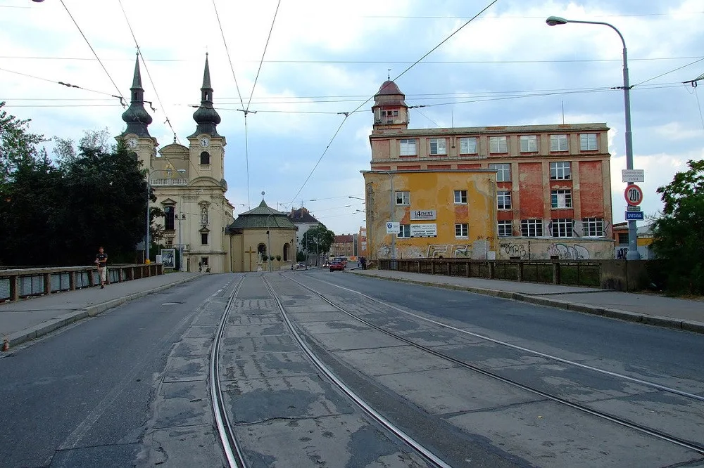 Zábrdovická ulice od Cejlu
