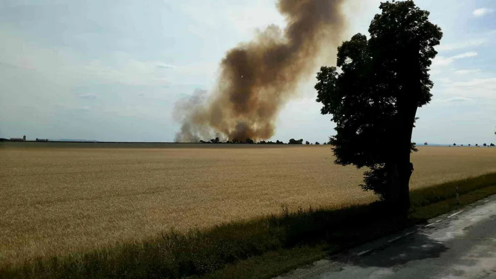 kombajn požár6