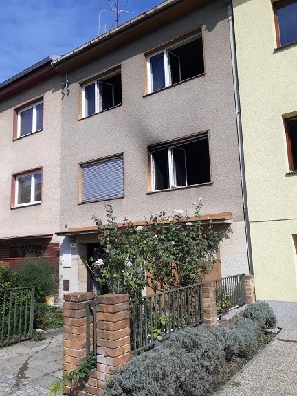 záchrana hořící byt brno
