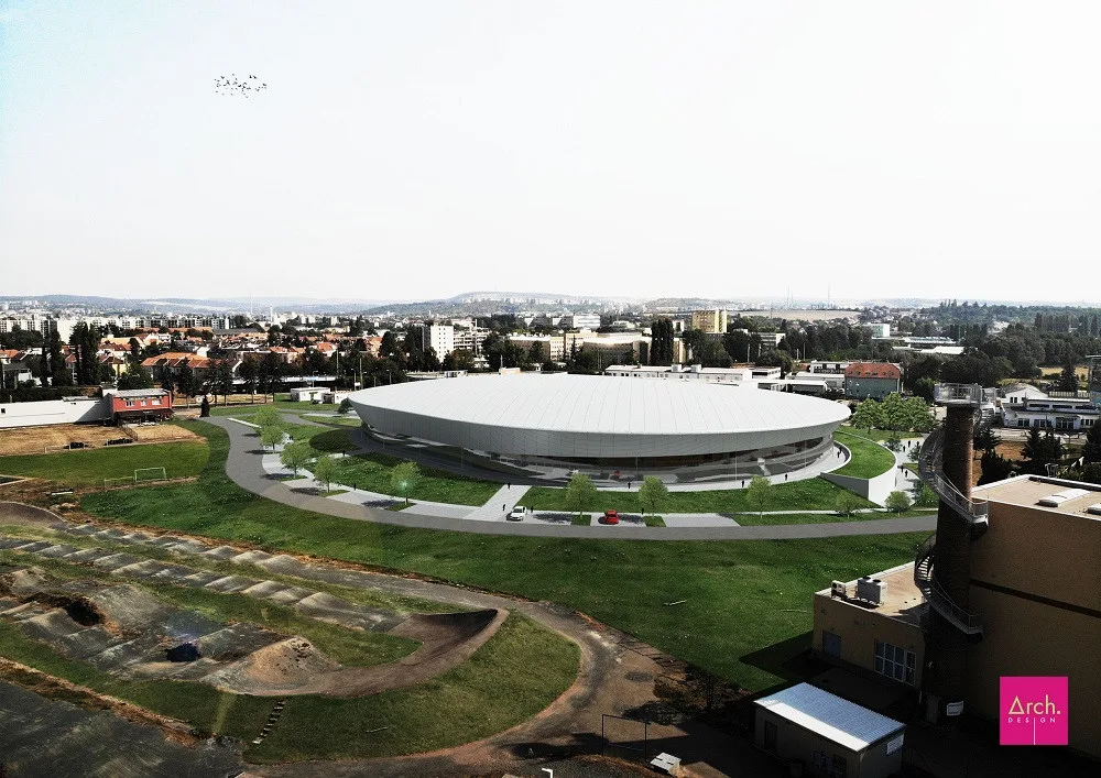 Nový velodrom v Komárově