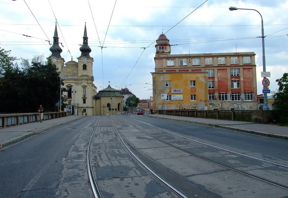 Zábrdovická ulice od Cejlu