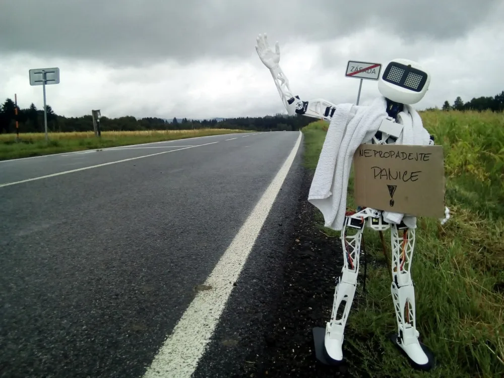 Robot Matylda na cestách
