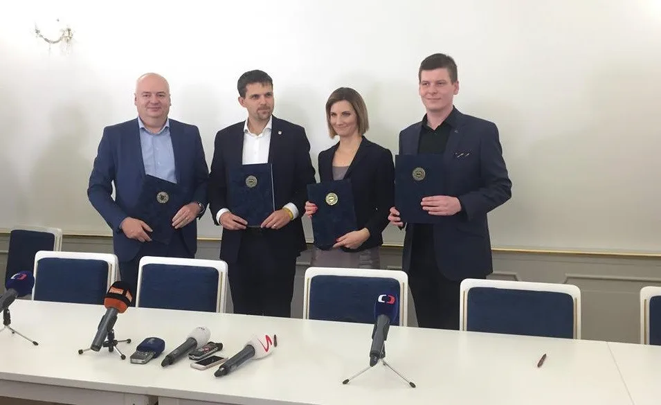 Lídři nově vzniklé koalice