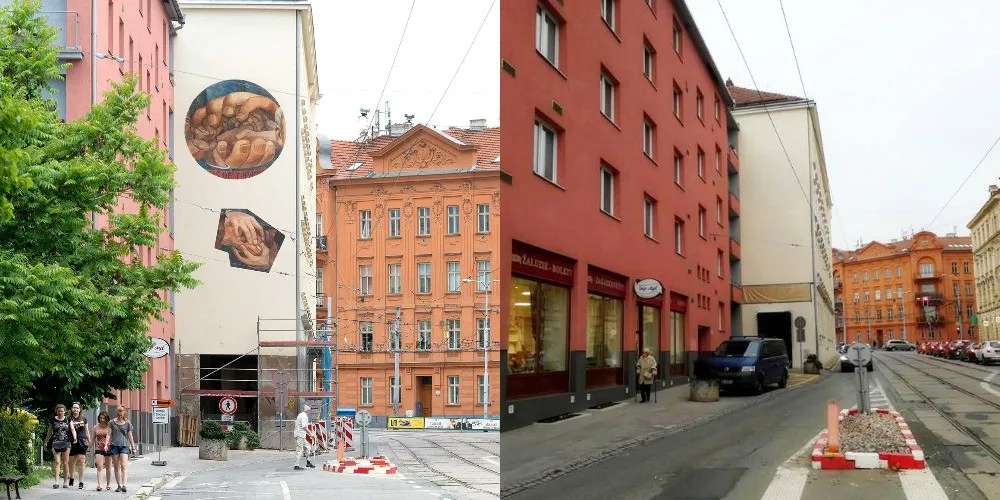 Dům na Údolní, před vs. po