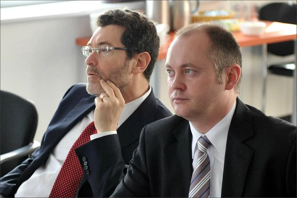 Michal Hašek (vpravo)