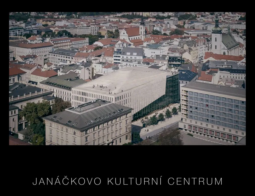 Janáčkovo kulturní centrum, návrh studia Konior