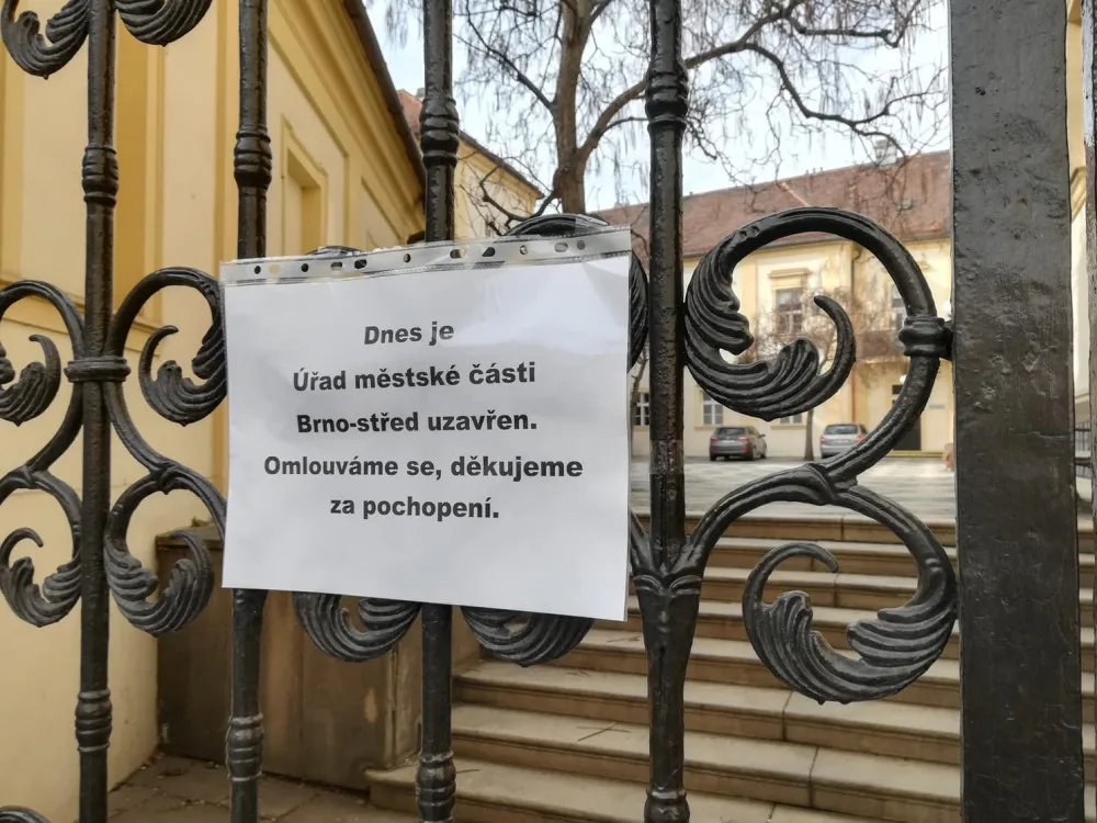 Úřad MČ Brno-střed je pro dnešek uzavřený