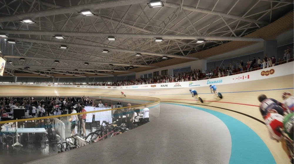 Vizualizace nového velodromu