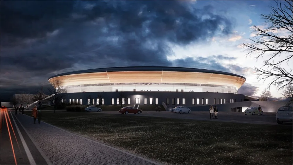 Vizualizace nového velodromu