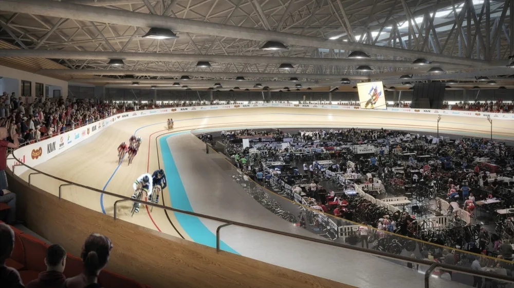 Vizualizace nového velodromu