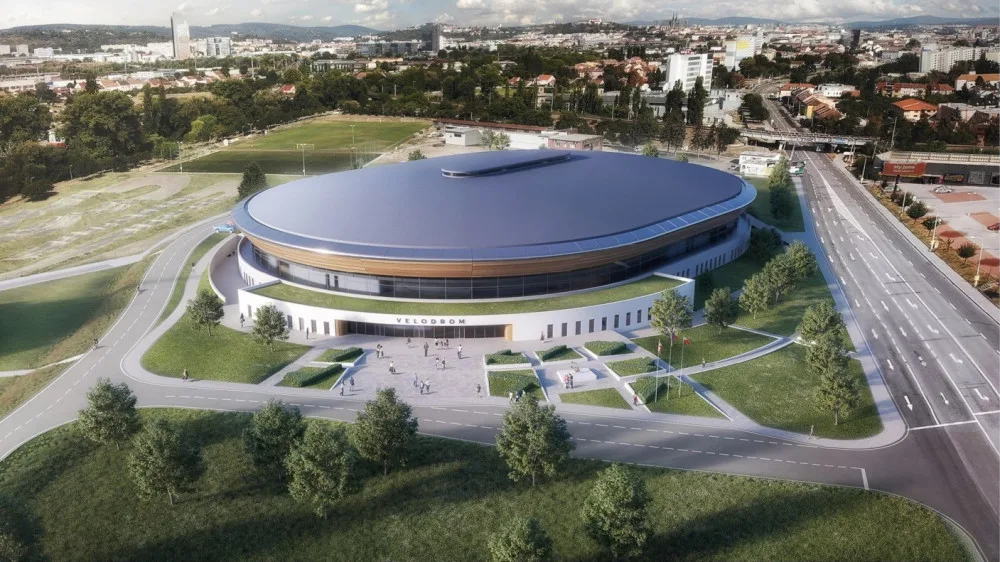 Vizualizace nového velodromu
