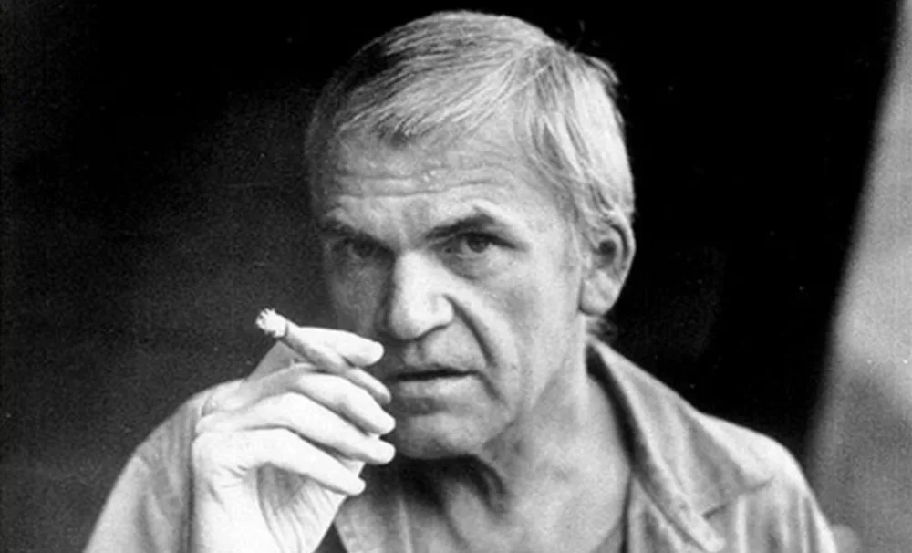 Milan Kundera na archivním snímku