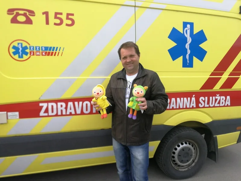 Aleš Hubáček a jeho darované hračky