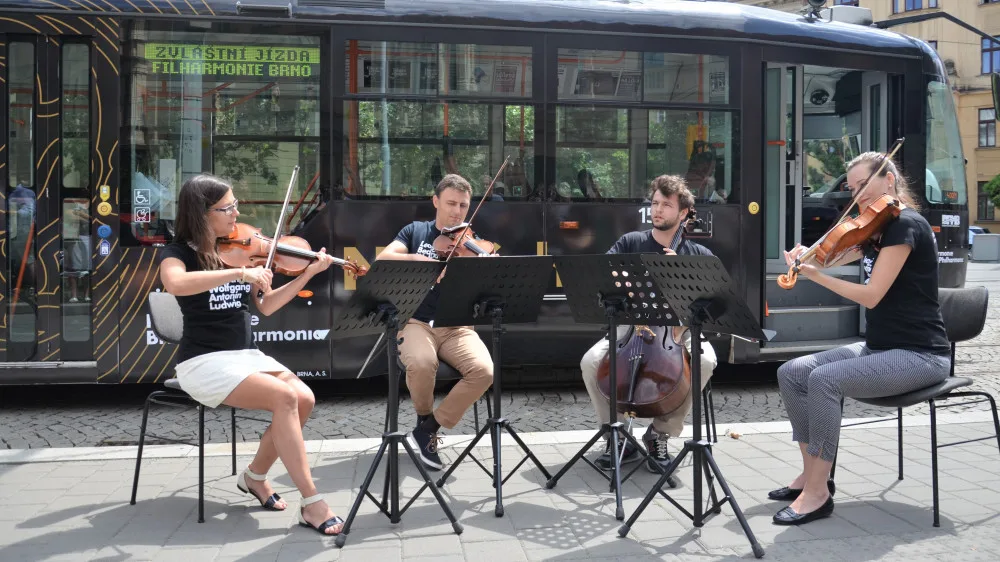 Křest filharmonické tramvaje