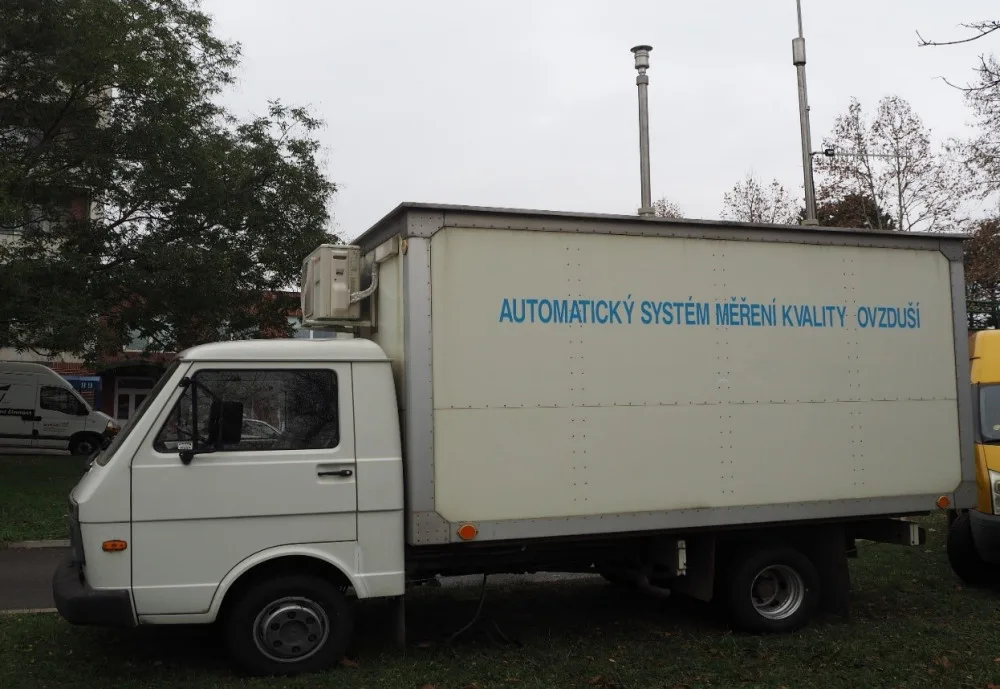 Speciální vůz na měření kvality ovzduší