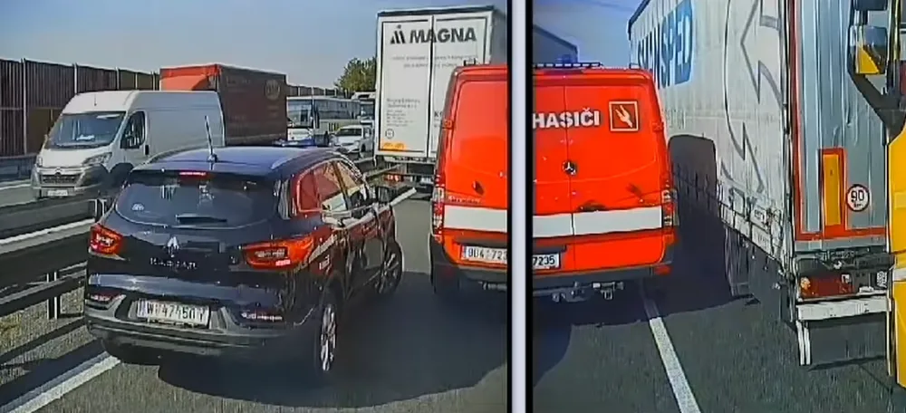 Cestu bezpečnostních složek k nehodě