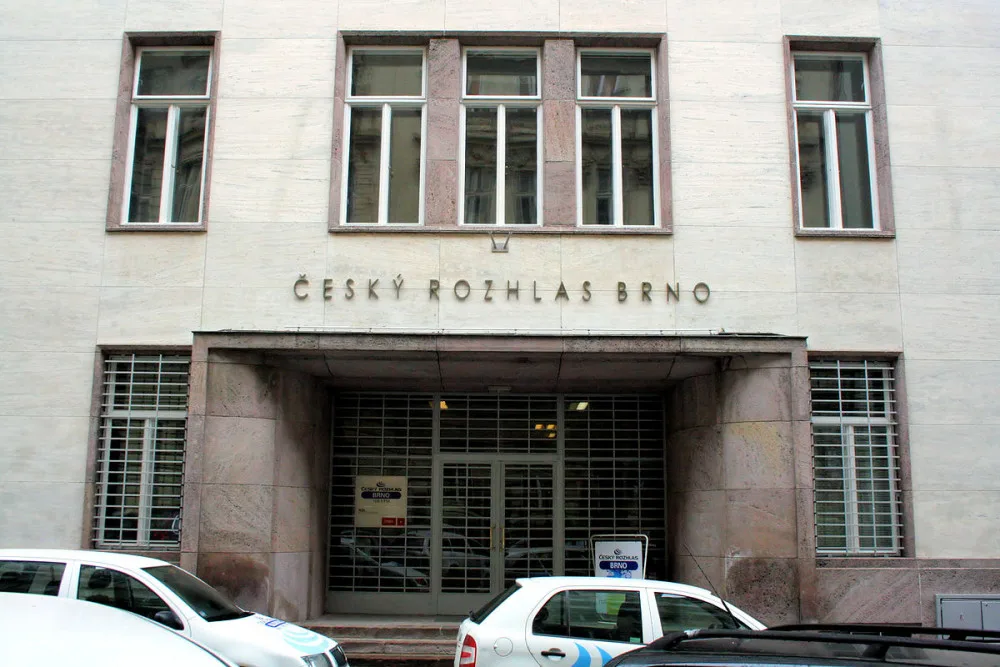 Budova Českého rozhlasu Brno na Beethovenově ulici